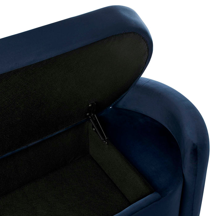 Nebula Upholstered Performance Velvet Bench