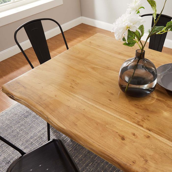 Ardor 60" Live Edge Acacia Wood Acacia Wood Dining Table