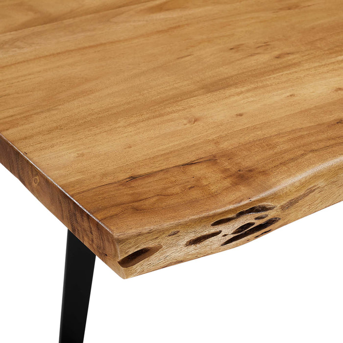 Viggo 96" Live Edge Acacia Wood Acacia Wood Dining Table