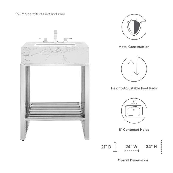 Gridiron Bathroom Vanity Basin Included