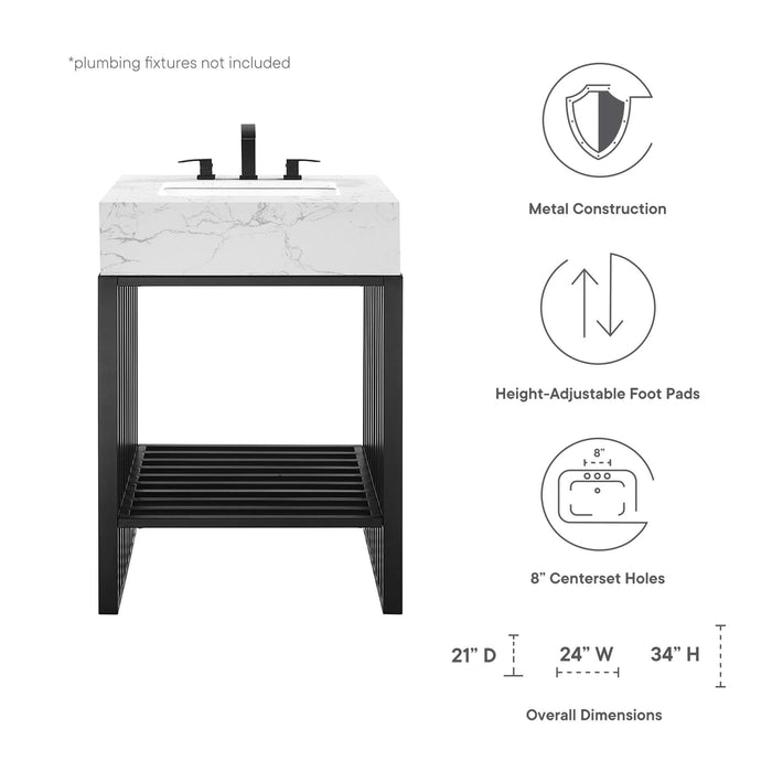 Gridiron Bathroom Vanity Basin Included