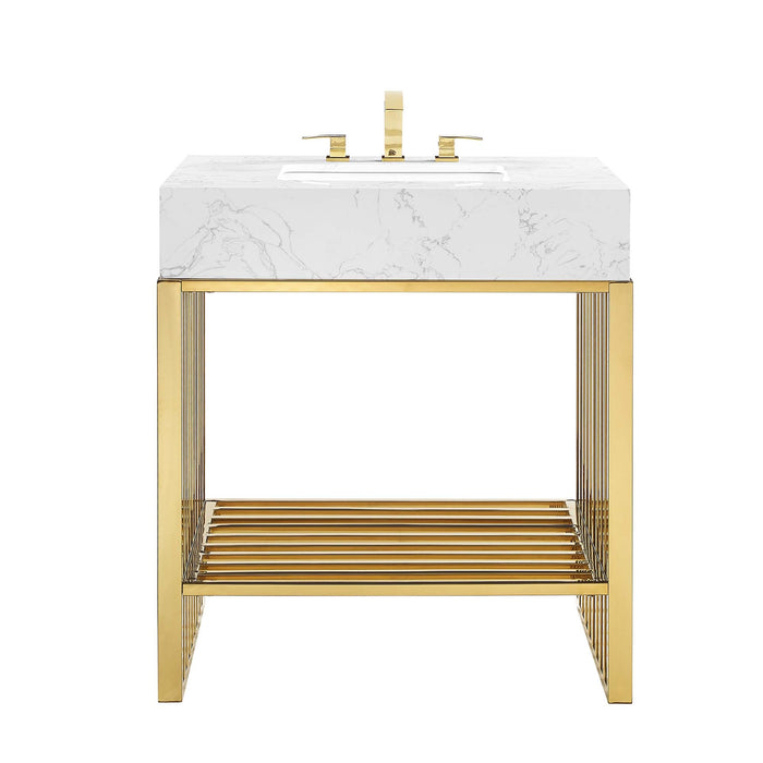 Gridiron Bathroom Vanity Basin Included