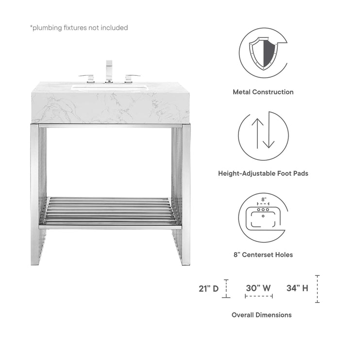 Gridiron Bathroom Vanity Basin Included