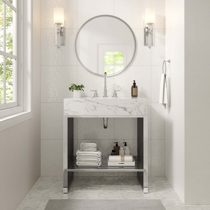 Gridiron Bathroom Vanity Basin Included