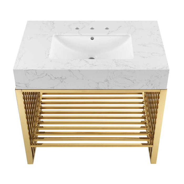 Gridiron Bathroom Vanity Basin Included