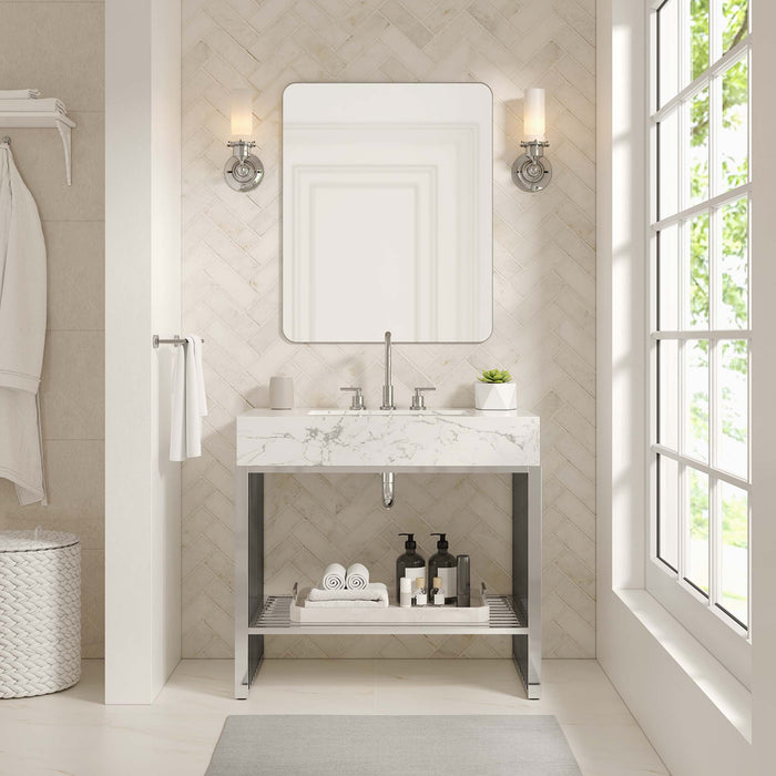 Gridiron Bathroom Vanity Basin Included