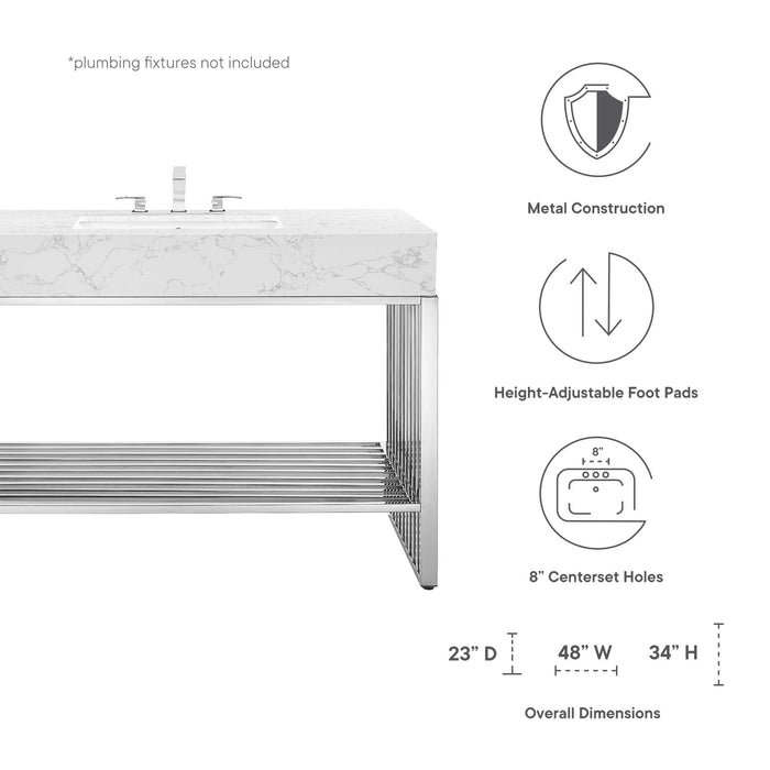 Gridiron Bathroom Vanity Basin Included