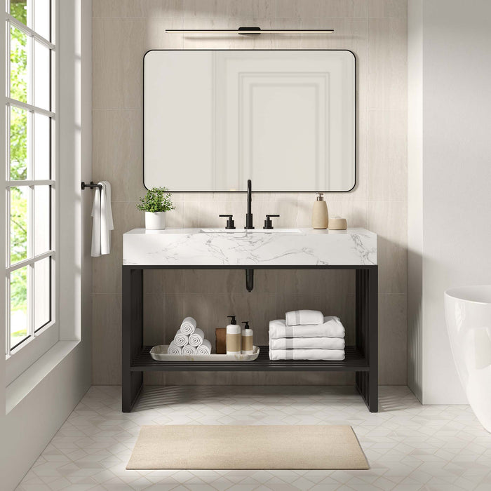 Gridiron Bathroom Vanity Basin Included