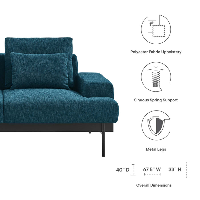 Proximity Upholstered Fabric Loveseat