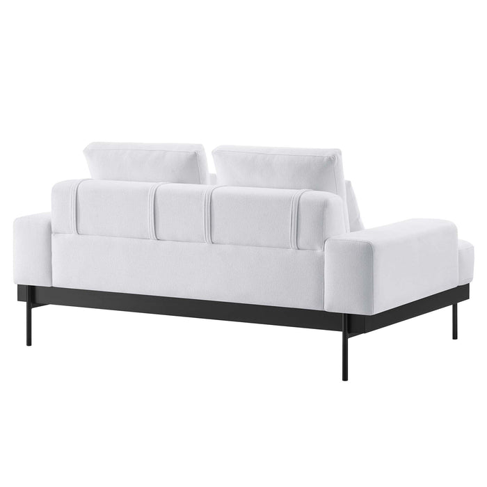 Proximity Upholstered Fabric Loveseat