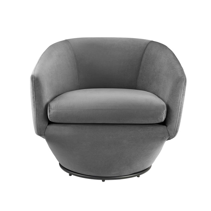 Series Performance Velvet Fabric Swivel Chair