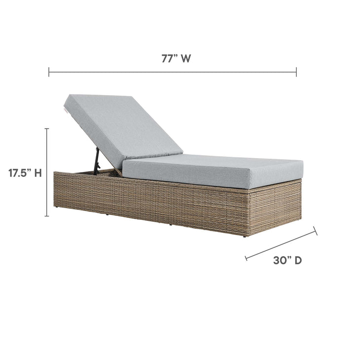 Convene Outdoor Patio Chaise Lounge Chair