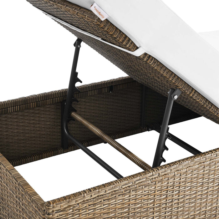 Convene Outdoor Patio Chaise Lounge Chair