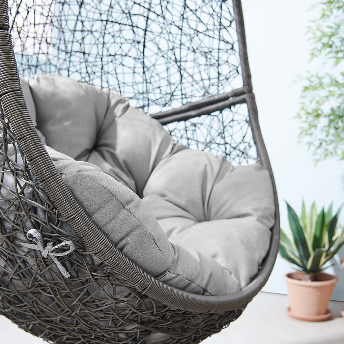 Encase Outdoor Patio Rattan Swing Chair