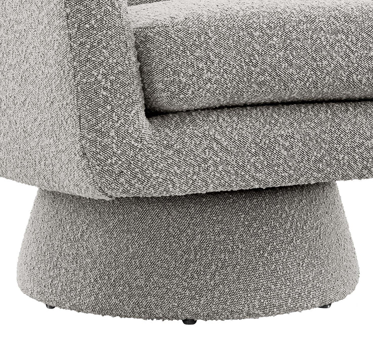 Astral Boucle Fabric Swivel Chair