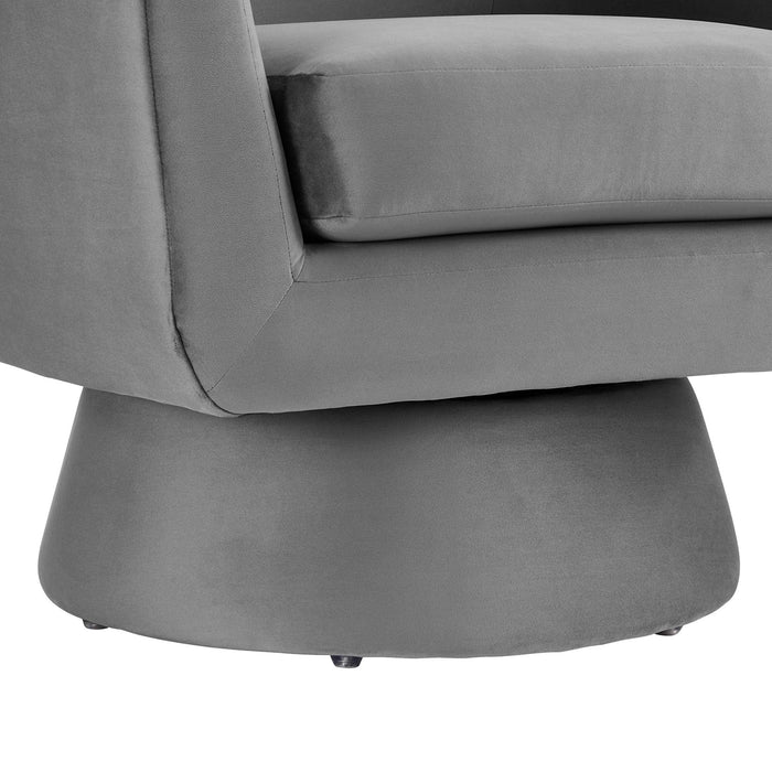 Astral Performance Velvet Swivel Chair