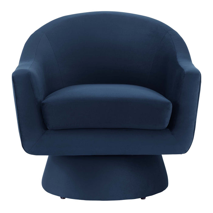 Astral Performance Velvet Swivel Chair