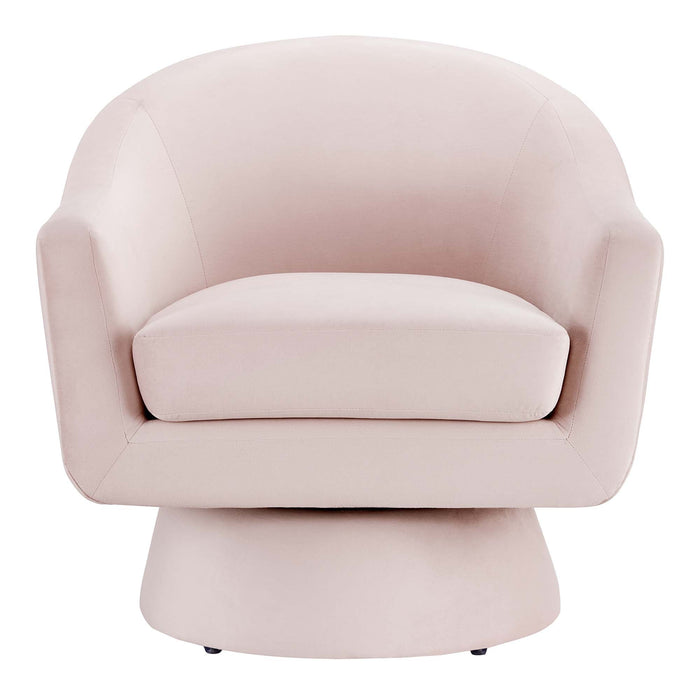 Astral Performance Velvet Swivel Chair