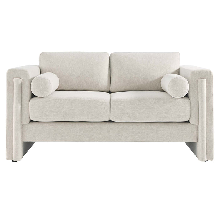 Visible Fabric Loveseat