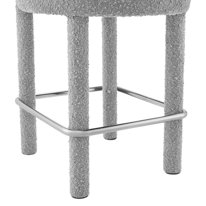 Toulouse Boucle Fabric Counter Stool