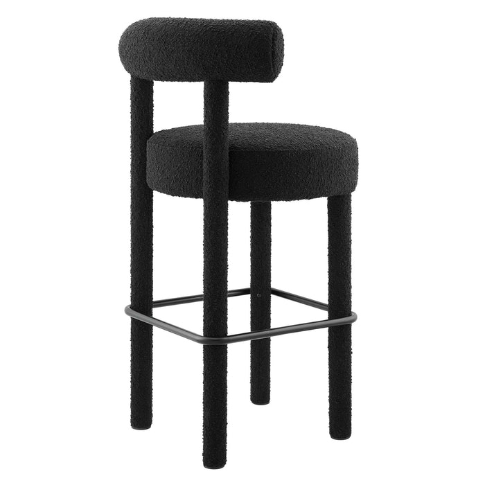 Toulouse Boucle Fabric Bar Stool