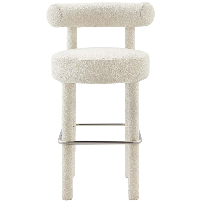 Toulouse Boucle Fabric Bar Stool