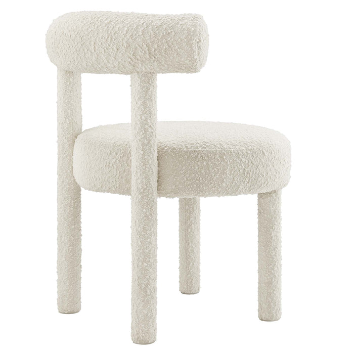 Toulouse Boucle Fabric Dining Chair