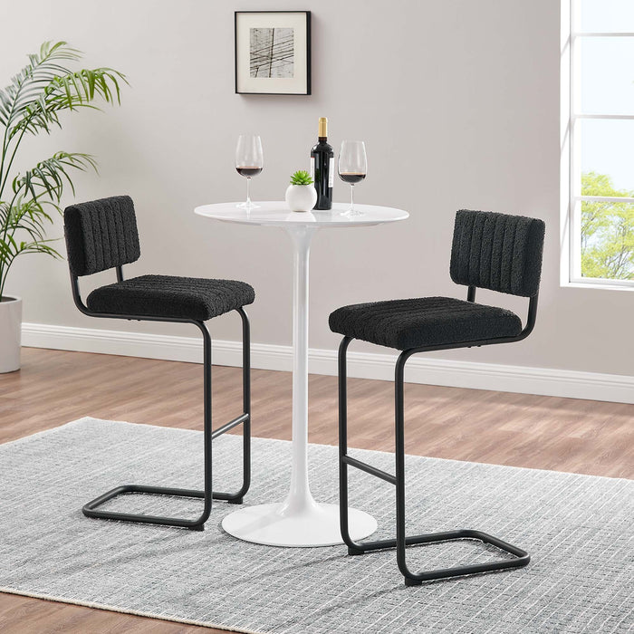 Parity Boucle Bar Stools - Set of 2