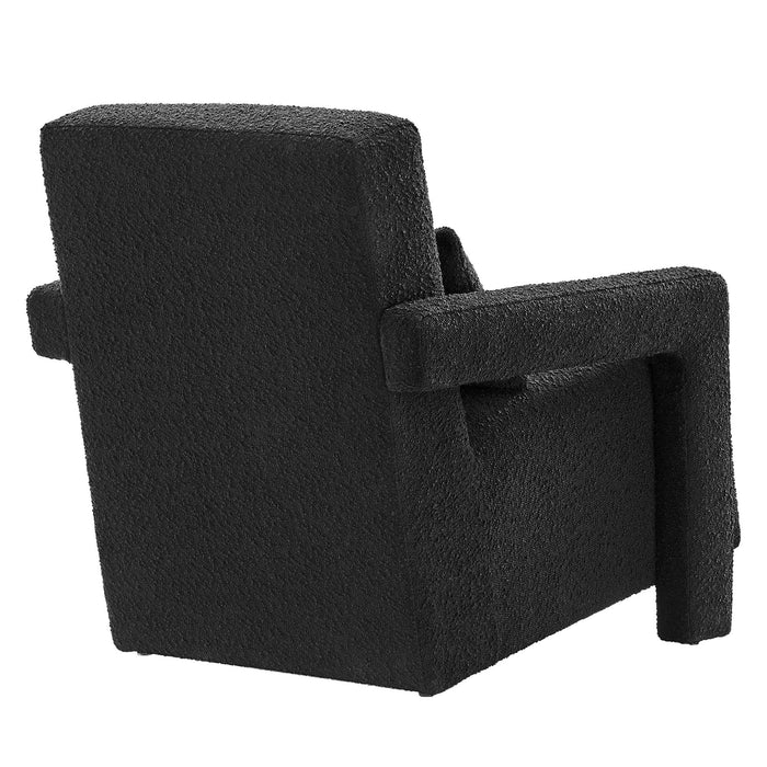 Mirage Boucle Upholstered Armchair