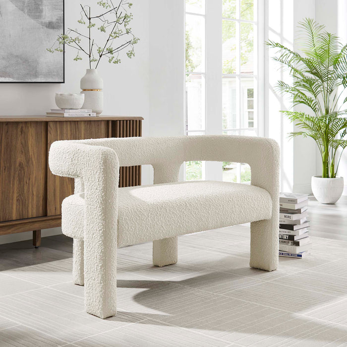 Kayla Boucle Upholstered Loveseat