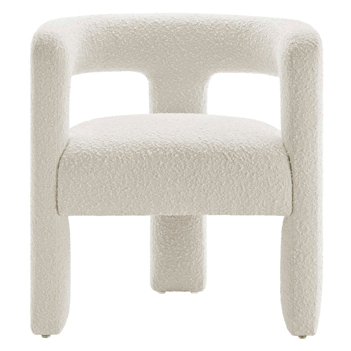 Kayla Boucle Upholstered Armchair