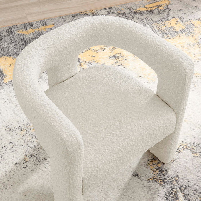 Kayla Boucle Upholstered Armchair