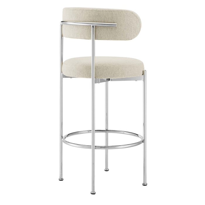 Albie Fabric Bar Stools - Set of 2