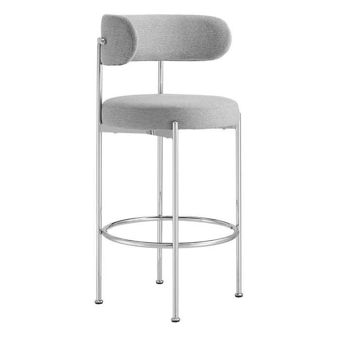 Albie Fabric Bar Stools - Set of 2