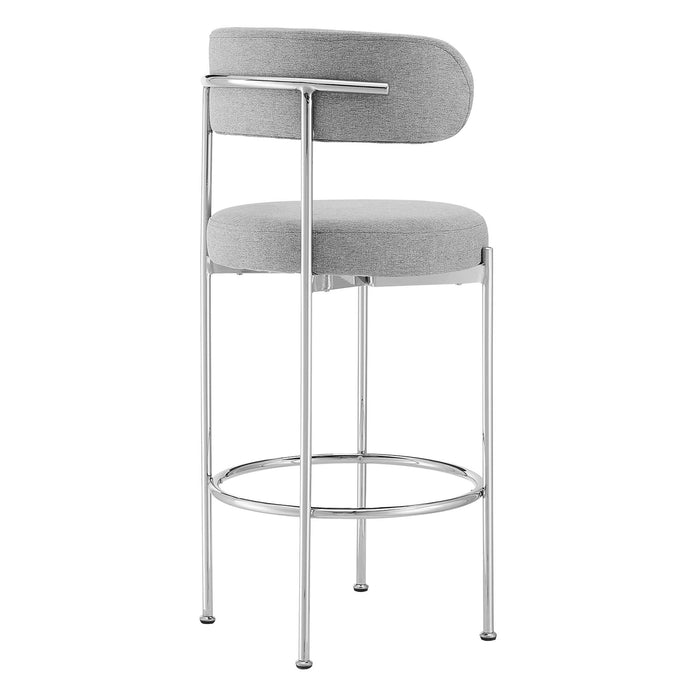 Albie Fabric Bar Stools - Set of 2