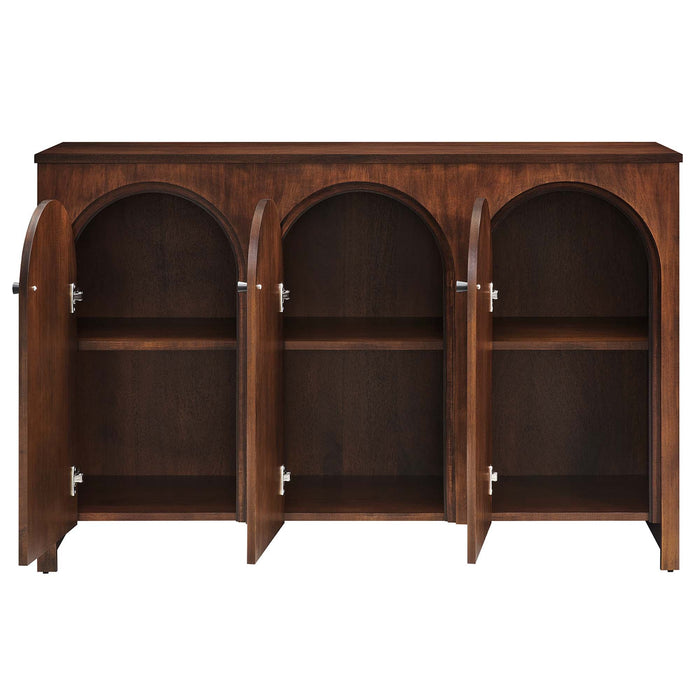 Appia 3-Door Arched Door Sideboard Storage Cabinet