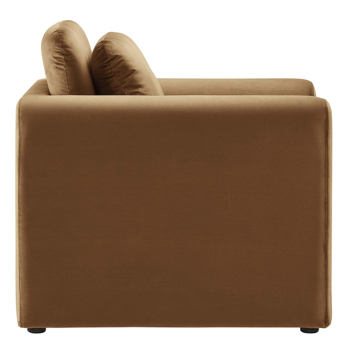 Waverly Performance Velvet Armchair