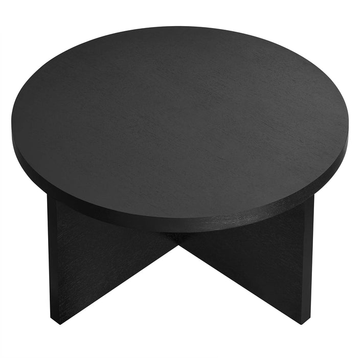 Silas Round Wood Coffee Table