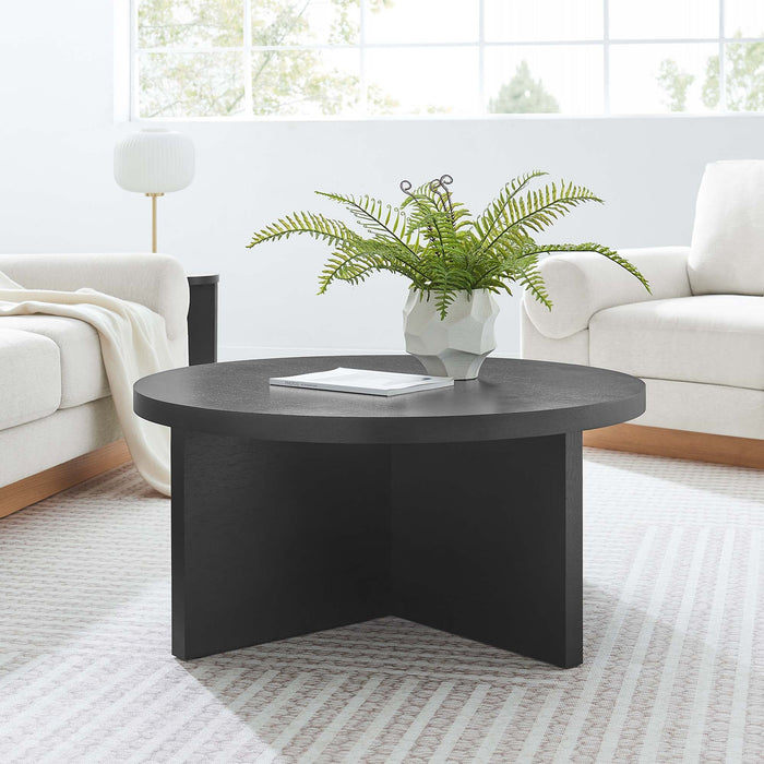 Silas Round Wood Coffee Table