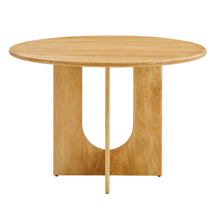 Rivian Round 48" Wood Dining Table