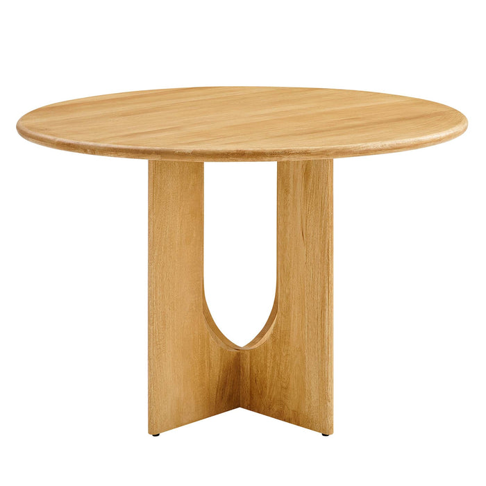 Rivian Round 48" Wood Dining Table