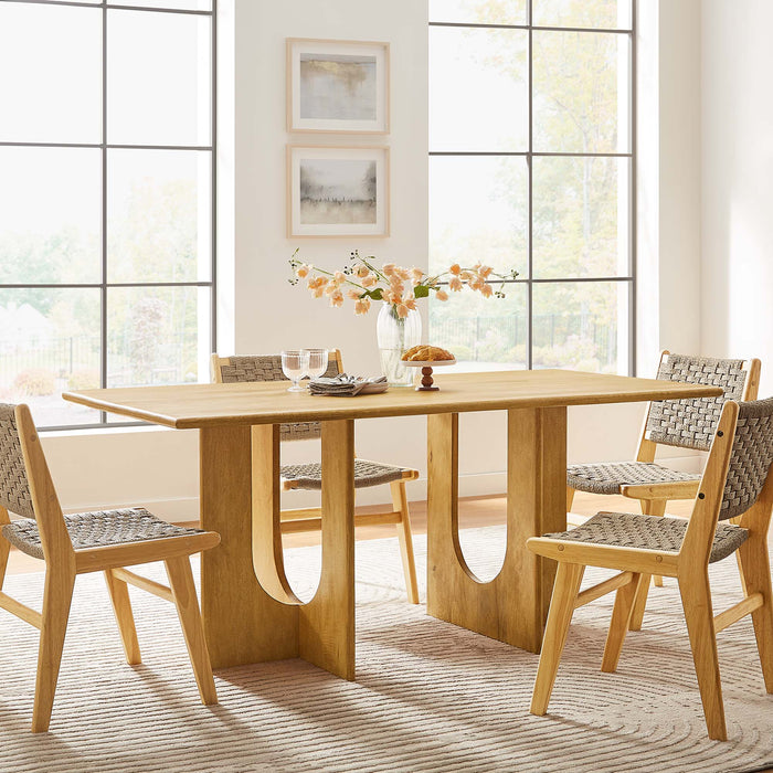 Rivian Rectangular 70" Wood Dining Table