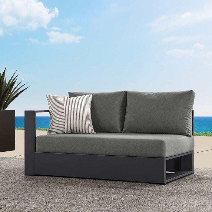 Tahoe Outdoor Patio Powder-Coated Aluminum Modular Left-Facing Loveseat