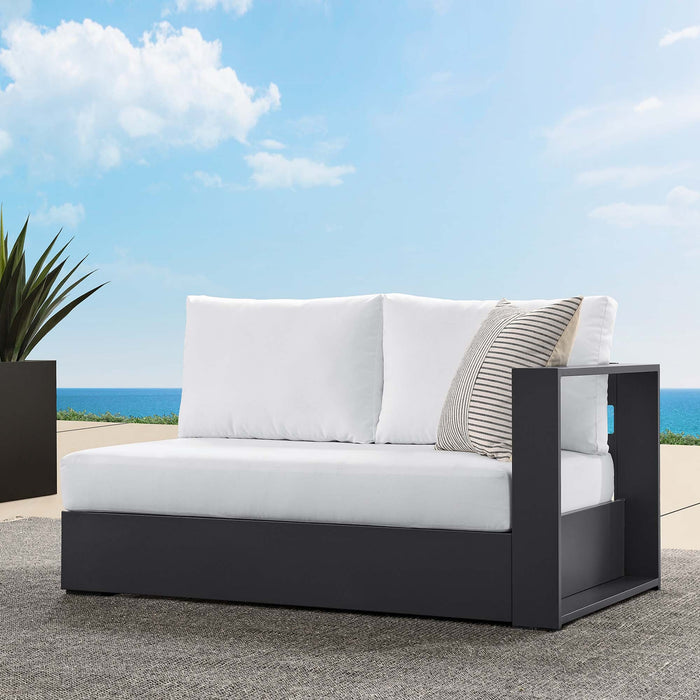 Tahoe Outdoor Patio Powder-Coated Aluminum Modular Right-Facing Loveseat