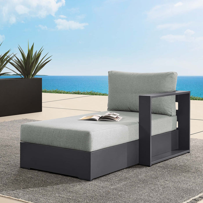 Tahoe Outdoor Patio Powder-Coated Aluminum Modular Right-Facing Chaise Lounge