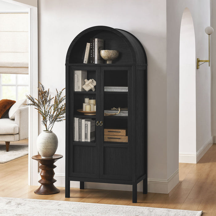 Tessa Tall Arched Storage Display Cabinet