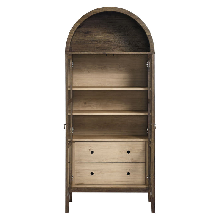 Nolan Tall Arched Storage Display Cabinet