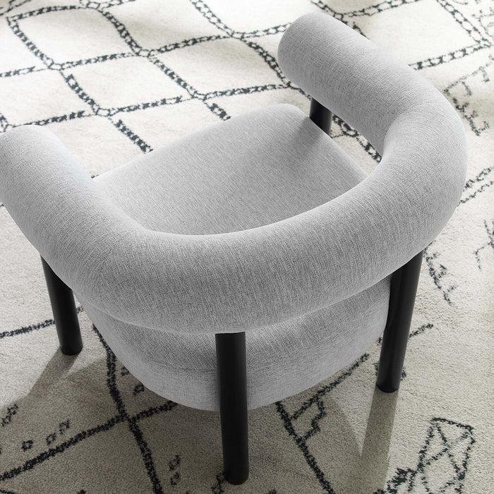 Sable Upholstered Fabric Armchair