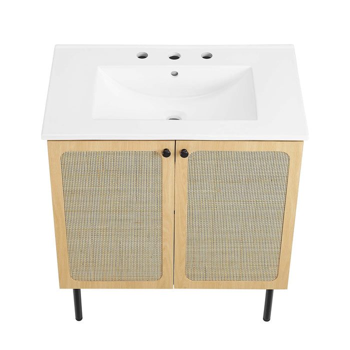 Chaucer Bathroom Vanity with White Basin Included