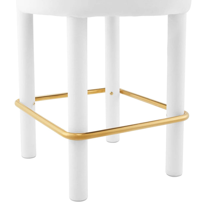 Toulouse Performance Velvet Counter Stool - Set of 2